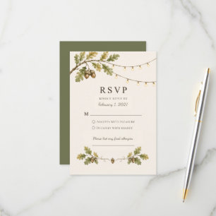 Cartons Réponse Lumières Suspendues Thématiques de Mariage avec Ar