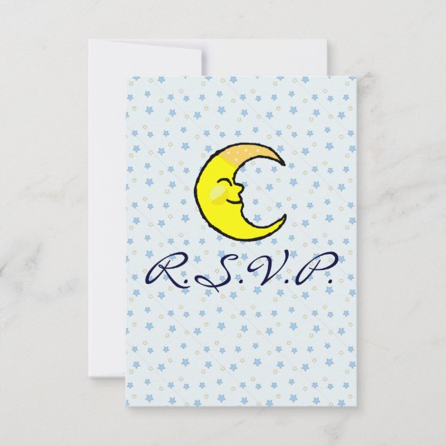 Cartons Réponse Lune et étoiles (Devant)