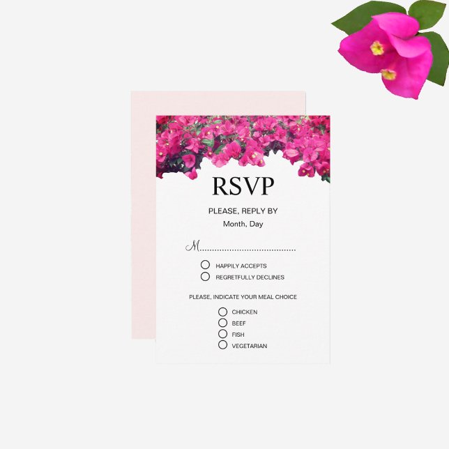 Cartons Réponse Magnifique mariage floral (Créateur téléchargé)