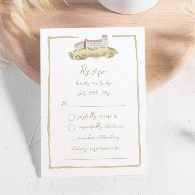 Cartons Réponse Main Whimsical Tirée Europe Château de Ljubljana (Créateur téléchargé)