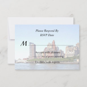 Cartons Réponse Manhattan NY - Skyline de Manhattan par temps clai