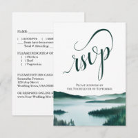 Mariage à l'écriture élégante au lac de montagne r