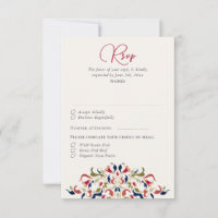Mariage Artistique Botanique Floral Paisley de Lux