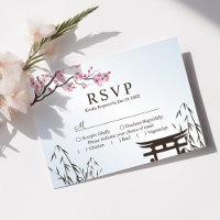 Mariage asiatique de la floraison des cerisiers ja