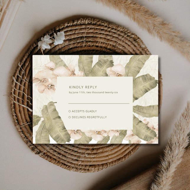 Cartons Réponse Mariage au Jardin Botanique (Créateur téléchargé)