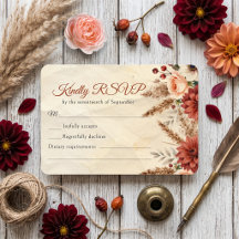 Mariage Bohème Herbe de Pampas Bourgogne Dahlia d'
