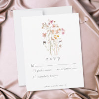 Mariage Botanique Fleur Sauvage Pressée Bohème Min