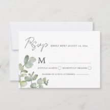 Mariage botanique moderne vert et blanc 