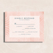 Mariage chic de pêche Ovales et cercles