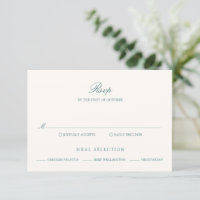Mariage Classique Teal Ancien Argent
