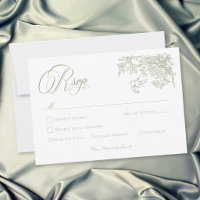 Mariage de jardin élégant vintage avec blason vert
