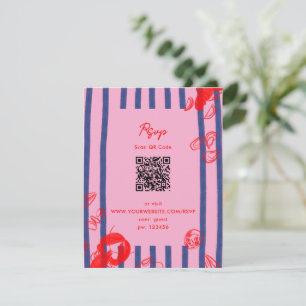 Cartons Réponse Mariage de la côte Est du Maine Lobster Oysters