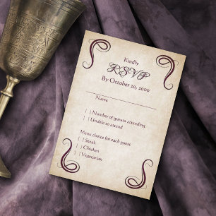 Cartons Réponse Mariage d'Imaginaire médiéval Dragon
