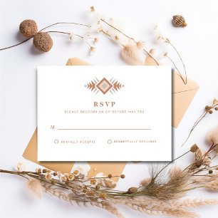 Cartons Réponse Mariage du désert du sud-ouest