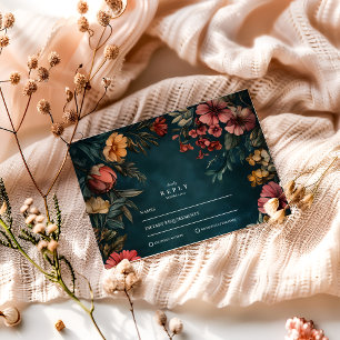 Cartons Réponse Mariage éffrayant Glam