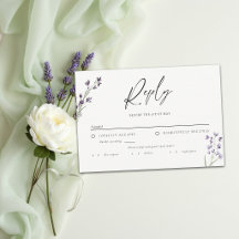Mariage Élégant Aquarelle Lavande Délicate