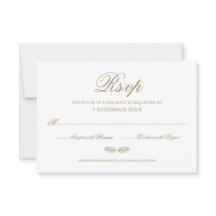 Mariage élégant avec écriture formelle