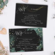 Mariage élégant bleu, vert, or