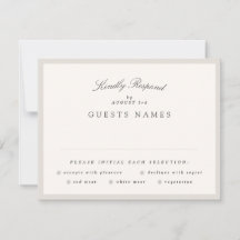 Mariage Élégant de Calligraphie Minimaliste
