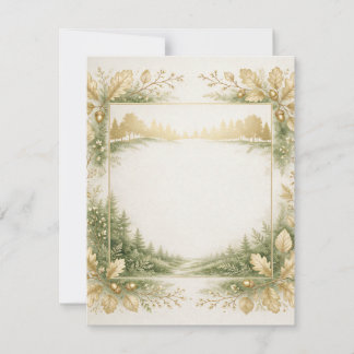 Cartons Réponse Mariage enchanté en forêt - Magie dans la forêt en
