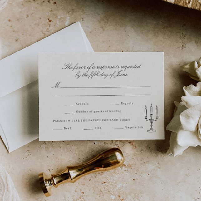 Cartons Réponse Mariage fantaisiste illustré (Créateur téléchargé)