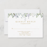 Mariage Fleur de Syringa Verdure Or