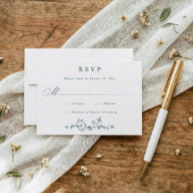 Mariage Floral Vintage Français Vert Émeraude