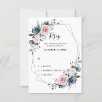 Mariage géométrique Dusty Blue Mauve Eucalyptus RS