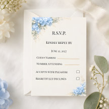 Mariage Luxueux Hydrangea Bleu Poussiéreux
