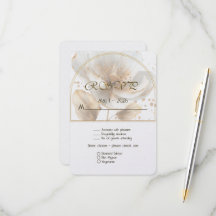 Mariage minimaliste moderne blanc et or