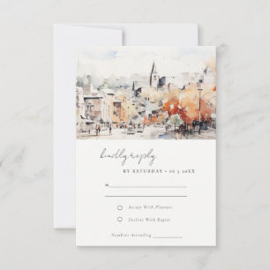 Cartons Réponse Mariage Paysager à Greenville Caroline du Sud