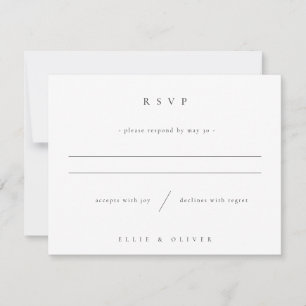 Cartons Réponse Mariage photo Boho noir et blanc Moderne