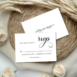 Cartons Réponse Mariage photo simple et tendance
