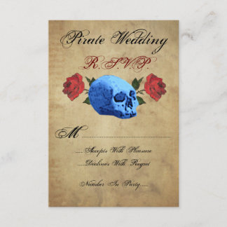 Cartons Réponse Mariage pirate R.S.V.P.