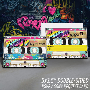 Cartons Réponse Mariage sur bande Hip hop de la Cassette d'or de R