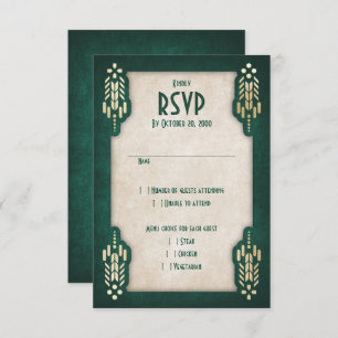 Cartons Réponse Mariage vert du Geek de jeu vidéo