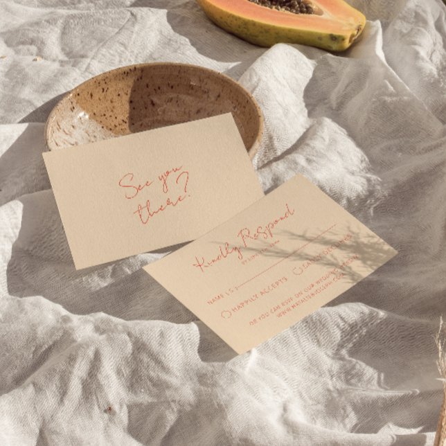 Cartons Réponse Mariage Whimsical moderne coloré rétro (Créateur téléchargé)