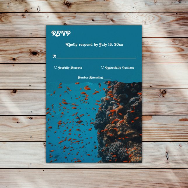 Cartons Réponse Marine sous-marine Sea Fish Reefs Ocean Beach Mari (Créateur téléchargé)