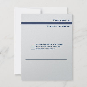 Cartons Réponse Marquez l'hébreu métallique d'invitation de