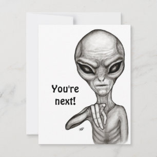 Cartons Réponse Mauvais Alien, Tu es le prochain !
