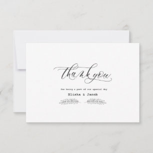 Cartons Réponse Merci de mariage