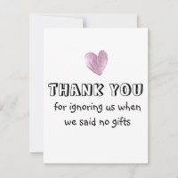 Merci de nous avoir ignorés quand on a dit pas de