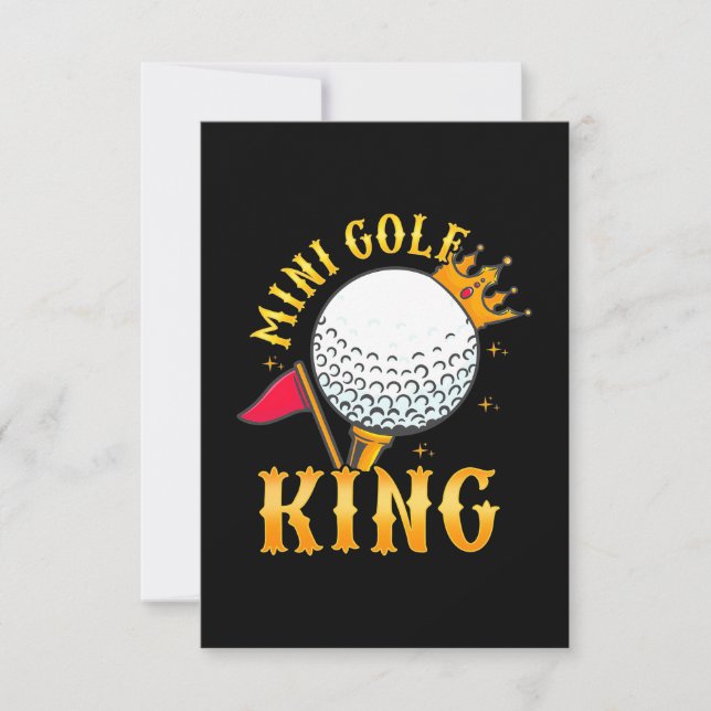 Cartons Réponse Mini Golf King (Devant)