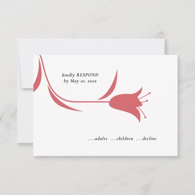CARTONS RÉPONSE MOD WINE TULIP MARIAGE (Devant)