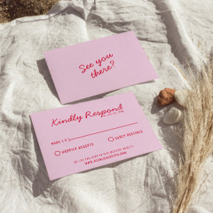 Cartons Réponse Moderne Bright Coloré Rétro Fun Mariage amusant