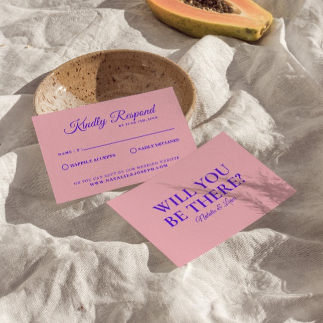 Cartons Réponse Moderne Bright Colorful Retro Draky Mariage funky (Créateur téléchargé)