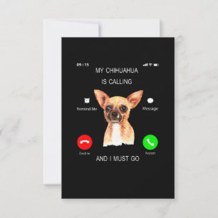 Cartons Réponse Mon Chihuahua Appelle _ Je Dois Me Propre Amoureux