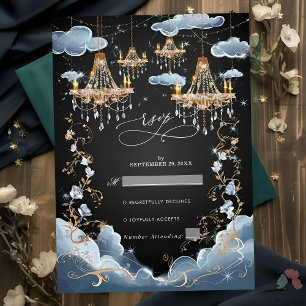 Cartons Réponse Mystic Nuages Opulent Mariage de lustre