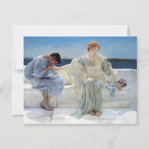 Cartons Réponse Ne me demandez plus par Alma Tadema Mariage