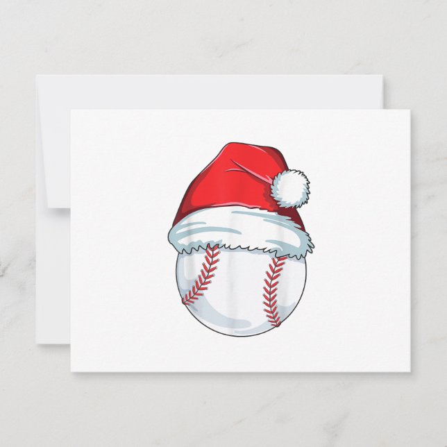 Cartons Réponse Noël Baseball Santa Hat Ball Enfants garçons Homme (Devant)